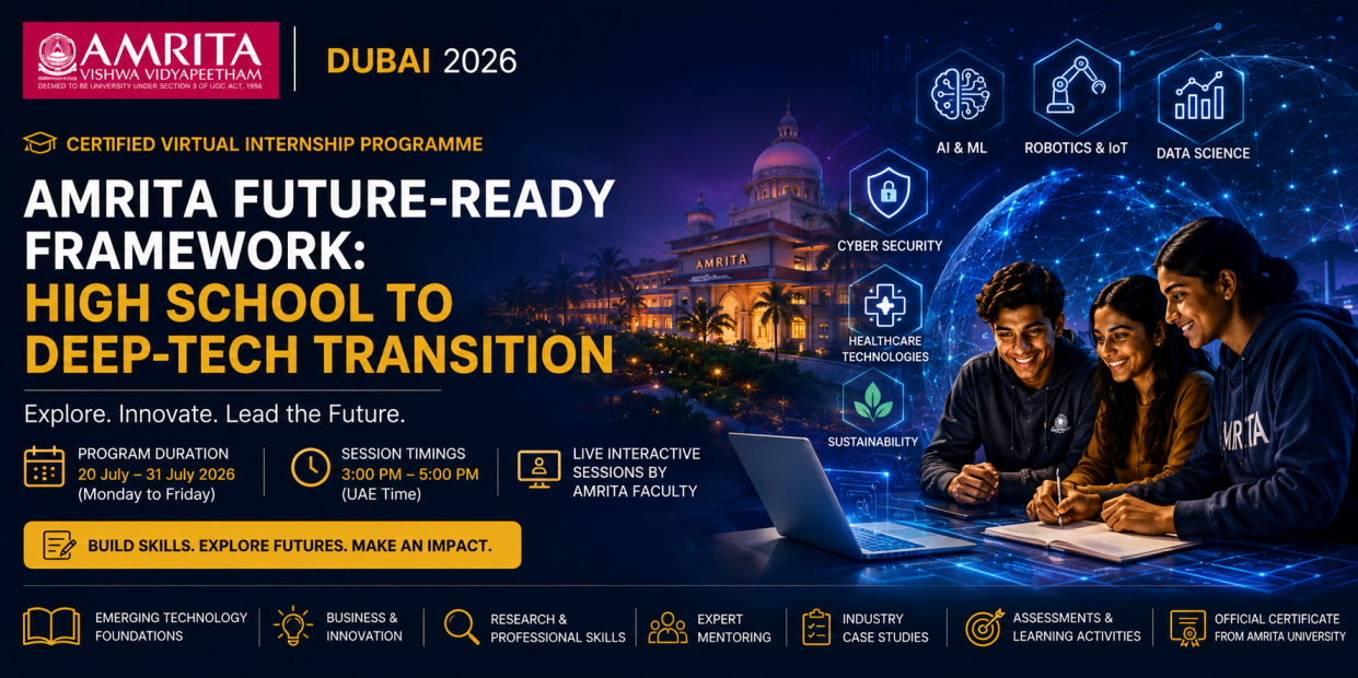 Amrita Future-Ready Framework: High School to Deep-Tech Transition Program